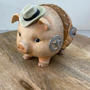 Vintage 1989 Buckaroo Piggy Bank By Gregory Perillo